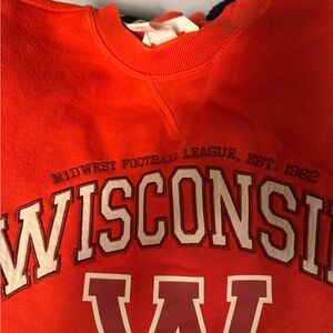 H&M Wisconsin Red Sweatshirt